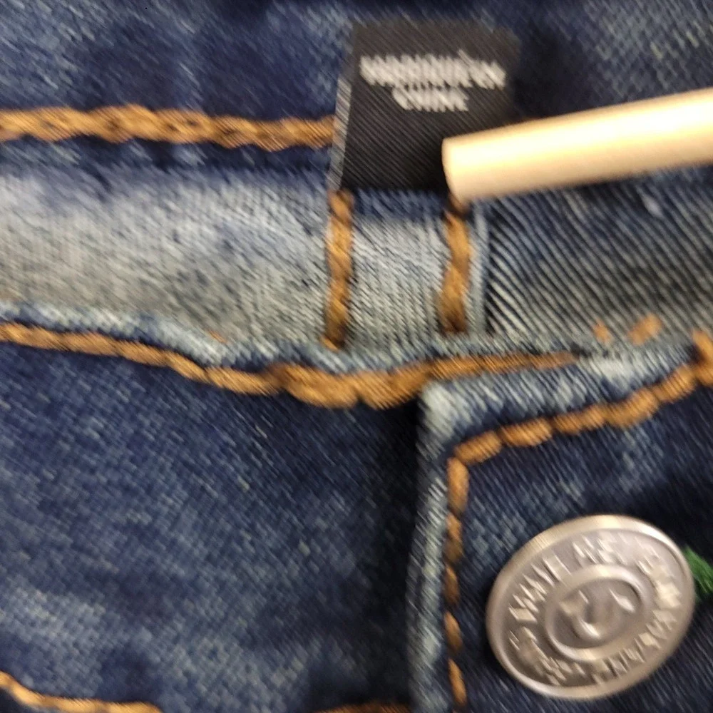NWT‎ True Religion Ricky Big T Relaxed Straight 36x34 Mid Rise Stretch $199 MSRP